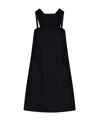 Givenchy Strap-detail Cut-out Sleeveless Shift Dress In Black