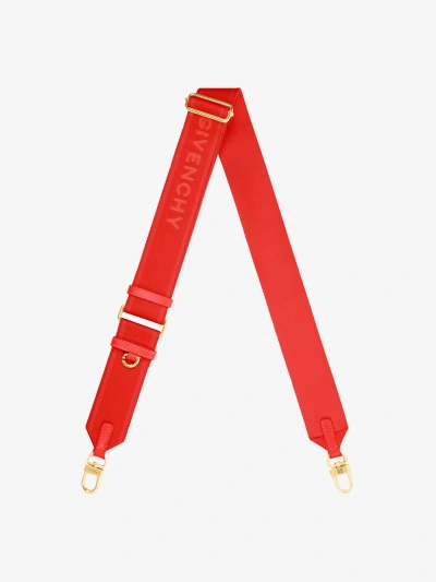 Givenchy Strap In Webbing In Red