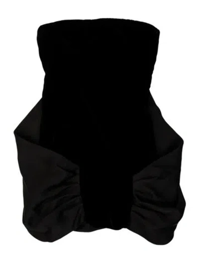 Pre-owned Givenchy Strapless Mini Dress In Black