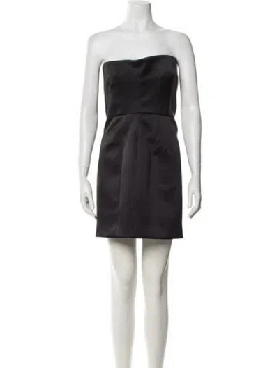 Pre-owned Givenchy Strapless Mini Dress W/ Tags In Black