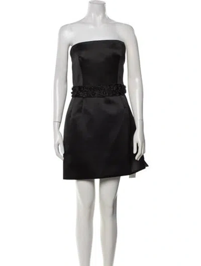 Pre-owned Givenchy Strapless Mini Dress W/ Tags In Black