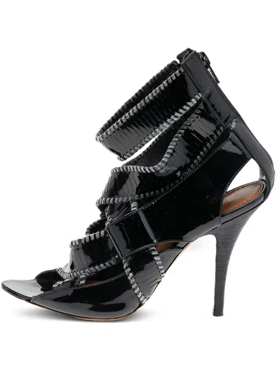 Pre-owned Givenchy Strappy Patent Sandals