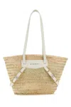 GIVENCHY STRAW SMALL VOYOU BASKET SHOPPING BAG
