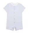 Givenchy Stretch-cotton Logo Bodysuit In Blue