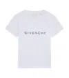 Givenchy Boy's Classic Logo-print T-shirt In White