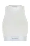Givenchy Stretch Cotton Top In White