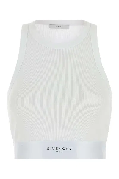 Givenchy Stretch Cotton Top In White