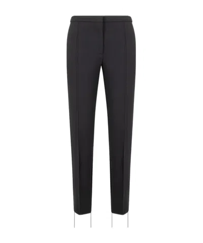 Givenchy Stretch Knitted Casual Pants In Black