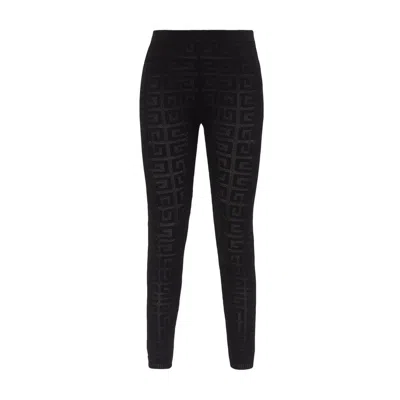 Givenchy Stretch Lace Monogram Legging_black In ["black"]