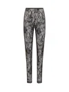 Givenchy Lace Detailing Sheer Fabric Trousers In Multi