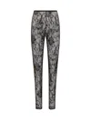 Givenchy Lace Detailing Sheer Fabric Trousers In Multi