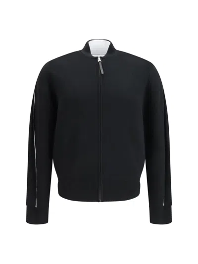 Givenchy Stretch Wool-blend Cardigan In Black