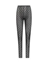 Givenchy Fitted Leggings With Distinctive Pattern And High Waistband In Black
