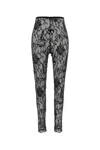 Givenchy Lace Detailing Sheer Fabric Trousers In Multi