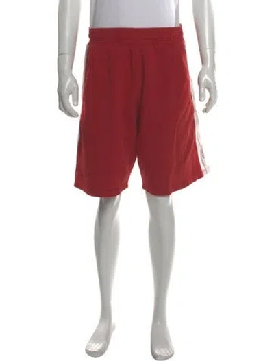 Pre-owned Givenchy Striped Athletic Shorts In Red