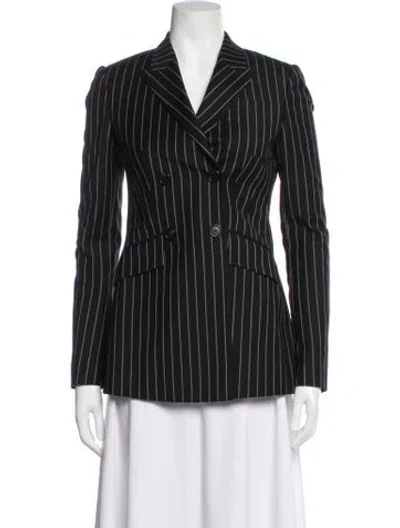 Pre-owned Givenchy Striped Blazer In Blue