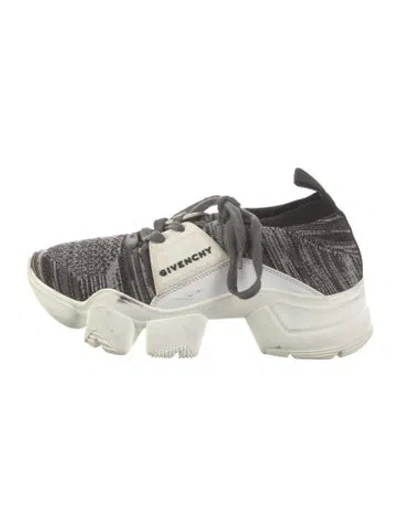 Pre-owned Givenchy Striped Chunky Sneakers In Gray