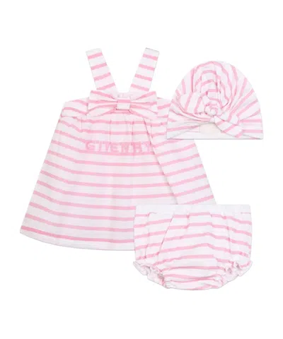 Givenchy Logo-embroidered Dress Set In Pink