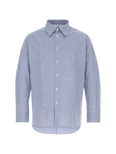 Givenchy Couture Seam Overshirt In Blue