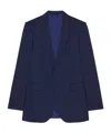 Givenchy Slim Fit Striped Jacket In Wool In Blue