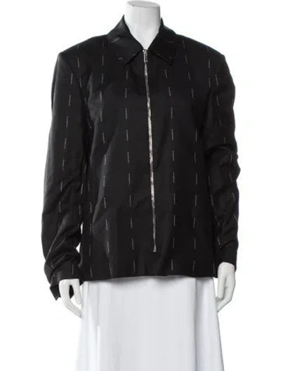 Pre-owned Givenchy Striped Jacket In Gray