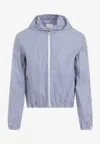 Givenchy Mini Shrunken Windbreaker Jacket For Men In Blue