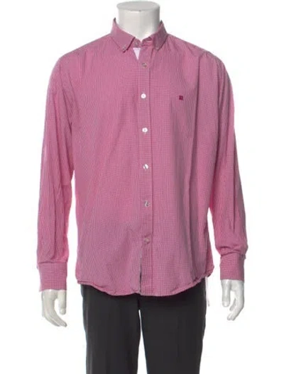 Pre-owned Givenchy Striped Long Sleeve Shirt In Pink