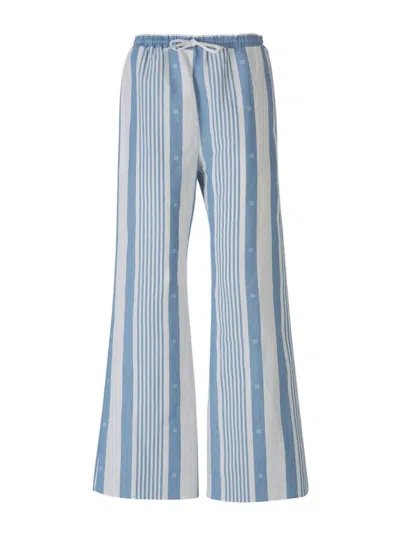 Givenchy Striped Motif Drawstring Trousers In Multi