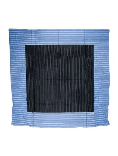 Pre-owned Givenchy Striped Scarf In Blue