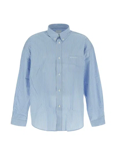 Givenchy Striped Shirt In Blue