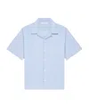 Givenchy Cotton Striped Shirt Stamp In Blue