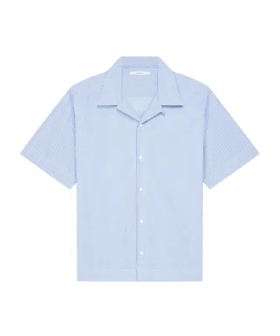 GIVENCHY GIVENCHY PINSTRIPED BOWLING SHIRT