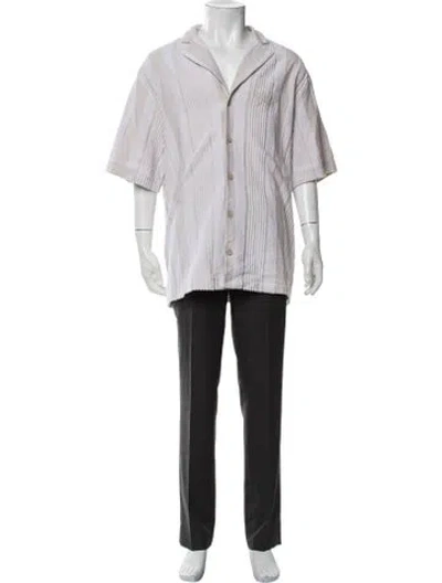 Pre-owned Givenchy Striped Short Sleeve Shirt In Multicolor