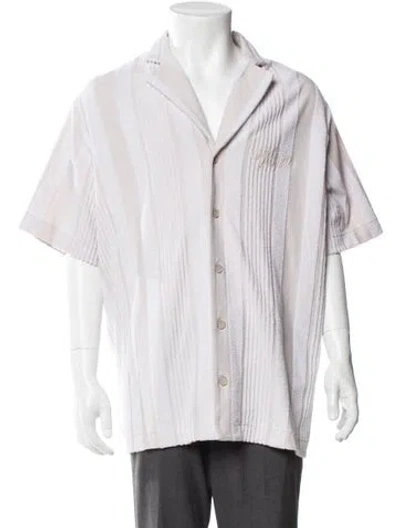 Pre-owned Givenchy Striped Short Sleeve Shirt W/ Tags In Multi