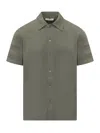 Givenchy Green Regular Solid Shirt In Black