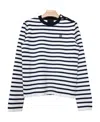 Givenchy Striped T-shirt In Black