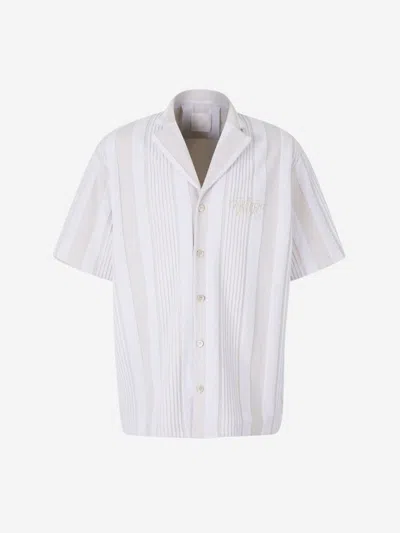 Givenchy Striped Textured Shirt In Striped Motif