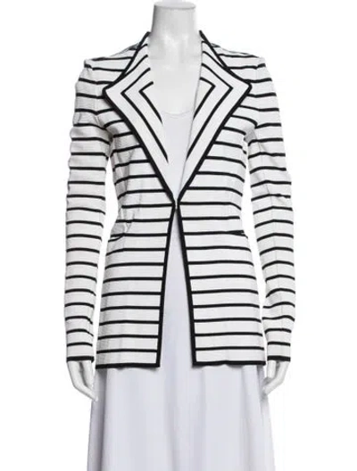 Pre-owned Givenchy Striped In White