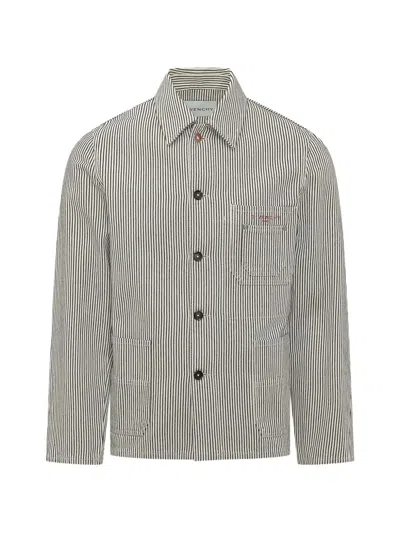 Givenchy Collared Long-sleeved Casual Jacket In Gray