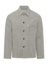 Givenchy Stripes Jacket In White/blue