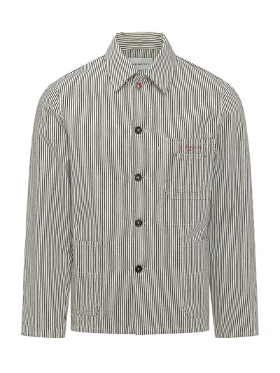 Givenchy Stripes Jacket In White/blue
