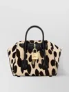 Givenchy Antigona Toy Lock Bag In Leopard Print Pony Leather