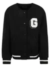 Givenchy Embroidered Ribbed Wool Bomber Jacket In Black
