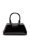Givenchy Structured Black Handbag With Glossy Finish And Versatile Straps In Black