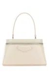 Givenchy Structured Calf Leather Top Handle Bag In Beige