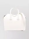 Givenchy Structured Clutch Bag Top Handles In White
