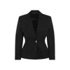 Givenchy Elegant Wool Blazer With Signature 4g Emblem In Black