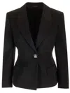 Givenchy Jacket In Wool With 4g Liquid Detail In Black