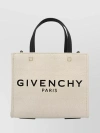 GIVENCHY STRUCTURED LOGO-PRINT LEATHER TOTE
