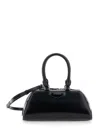 Givenchy Mini Antigona Ew Top Handle Bag In Calf Leather In Black